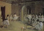 Edgar Degas Opera-s dry running hall France oil painting artist